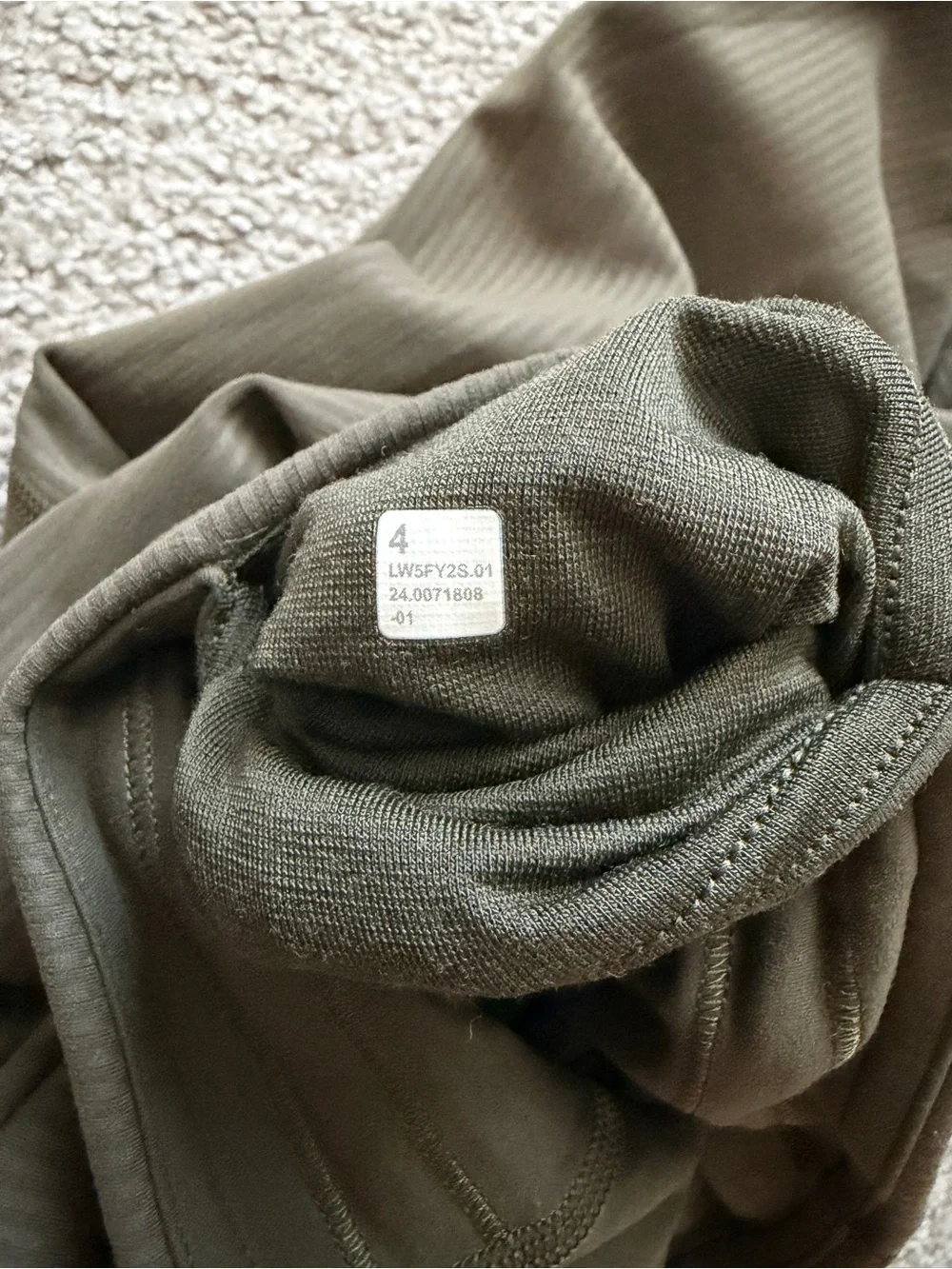 Lululemon Wunder Train High-Rise Ribbed Tight 25
